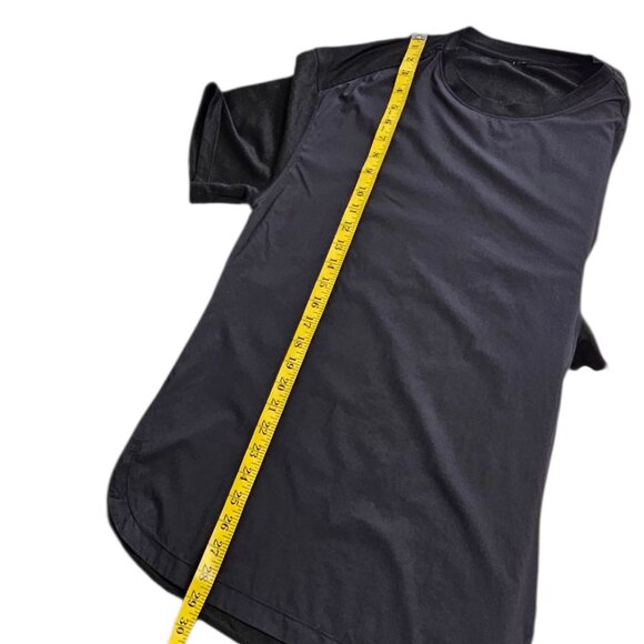 Lululemon Mens Forward Factor Short Sleeve Shirt, Mixed Media, Athletic, Black,M - Picture 6 of 6